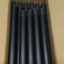 UME 10 Pack Solar Pathway Lights Outdoor, Bright Solar Garden Lights with Metal Design IP65 Waterproof, Auto On/Off, 3000K LED Landscape Lighting for Yard, Lawn, Walkway, Driveway, Patio Decor (Black)