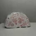 60 Pcs Do Not Stack Pallet Cones 8 x 8 x 7" Do Not Stack Cones Corrugated Cardboard, Red White Safe Shipping and Handling Alerts for Repository Loading Docks