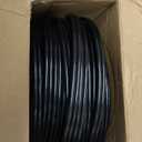 Electrical Wire 2 Conductors Black Cable Hookup LED Lighting Strips Flexible Wire Outdoor Extension Cord 12 Gauge Copper Clad Aluminum Wire Low Voltage Cable(12AWG 100FT)