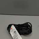 16/3 13A 125V 1625W 15 FT Outdoor Extension Cord Waterproof, Weatherproof & Flame Retardant Black 3 Prong Power Cord Outside for Lawn & Garden,125 VAC 16AWG SJTW, ETL Listed