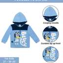 Bluey Bingo Fleece Half Zip Hoodie Toddler to Big Kid