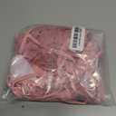 Verdusa Women's 2 Piece 3D Flower Halter String Bikini Sets Tie Back Vacation Bathing Suit Pink Small