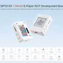 ESP32-S3 1.54inch E-Paper AIoT Development Board, Black/White EINK Display 200 × 200 Resolution, Supports 2.4GHz Wi-Fi and BLE 5, Supports AI Speech Interaction and DIY Creative Function, etc.
