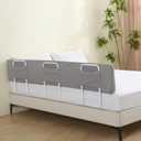 Bed Guard Rail for Toddlers, 78.7inch Foam Padded Toddler Bed Rails, Side Rails for Queen King Twin Full Size Bed, Bedrail for Toddler Safety