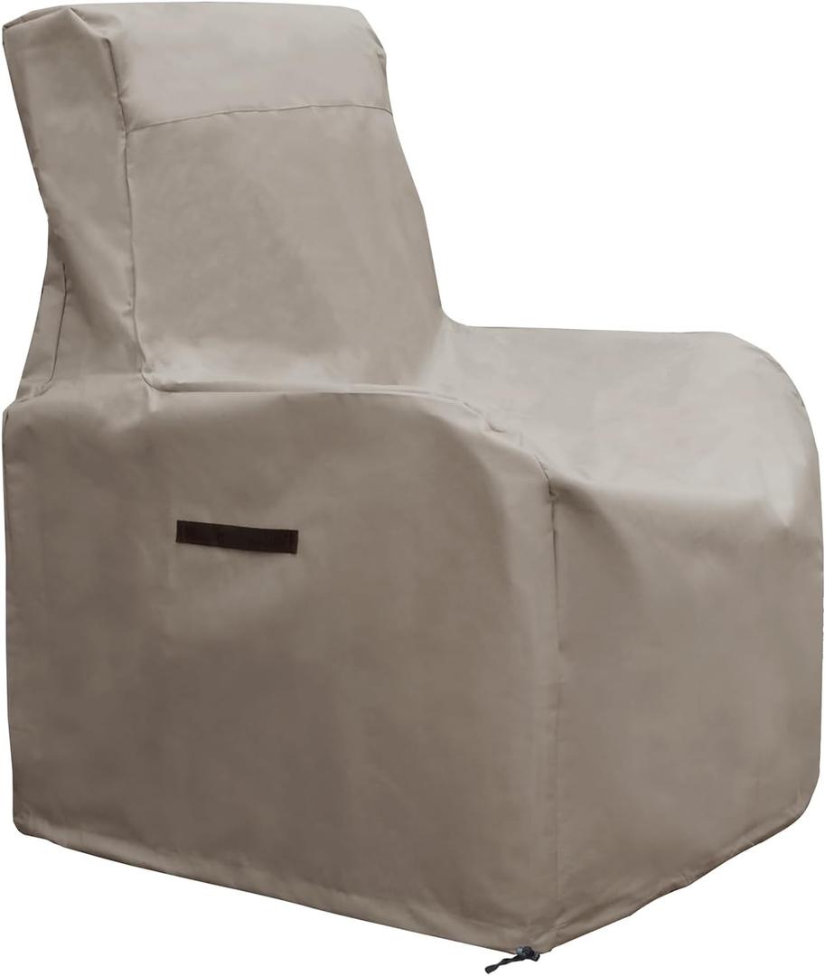 Skypatio Patio Chair Cover Waterproof, Outdoor Furniture Storage Cover for All Weather Protection (Khaki)