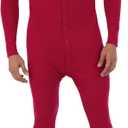 Fruit of the Loom mens Premium Thermal Union Suit (X-Large, Red)