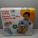 Bright Starts Learn-to-Sit Baby Floor Seat, 2-Positions Grow with Infant, Portable Baby Chair, Includes Sensory Toys, Unisex, 4-12 Months, Playful Paradise