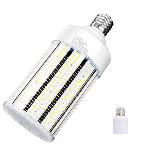 100W LED Corn Cob Light Bulb,Replace for 400 Watt Metal Halide HPS CFL HID lamp,5000K E39 Mogul Base,for Commercial and Industrial Lighting Bay Light Fixture Warehouse Workshop Gyms, 2 Pack