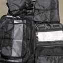 Veken 7 Set Packing Cubes for Travel Essentials, Suitcase Organizer Bags Set for Luggage, Road Trip Travel Accessories in 4 Sizes (Extra Large, Large, Medium, Small), Black 