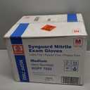 Basic Medical Blue Nitrile Exam Gloves, Latex-Free & Powder-Free Food-Safe House Cleaning Disposable Glove (1000 Pcs)