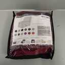 ZNSAYOTX Stretch Velvet Recliner Cover 4-Pieces, Thick Soft Recliner Chair Slipcover with Pocket, Non-Slip Elastic Bottom for Kids Pets, Luxury Plush Reclining Protector Comfy Washable (Red)