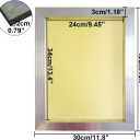 2 Pack Aluminum Silk Screen Printing Screens 12 x 16 Inch Frame-230 Yellow Mesh