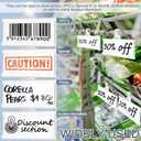100 Pieces Plastic Wire Shelf Label Holders, Reusable Price Label Holder with locks, Label Display Holder for Retail Supermarket Department Store(3'' x 1.4'')