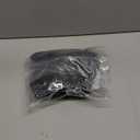 Blooming Jelly Women High Waisted Bikini Sets Tummy Control Swimsuits Color Block Two Piece Drawstring Bathing Suit (X-Large, Black Mesh)