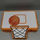 Hooqict Basketball Pinata with Blindfold and Bat Stick Basketball Birthday Party Decorations for Kids Boys Basketball Themed Party Supplies Sports Carnival Games