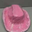 Pink Cowboy Hat with Heart Shaped Sunglasses,Pink Cowgirl Hat with Feather Boa,Cowgirl Hat for Costume Dress Up,Cowboy Themed Party,Bachelorette Party