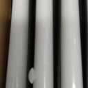 CANDWAX 12 inch White Taper Candles - Set of 4 Tapered White Candle Sticks Ideal for Christmas Decor - Unscented Dripless Smokeless Long Burning Tall Candles - Christmas Candlesticks for Home Decor