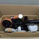 Umatoll Colorful Lighting Baby Balance Bike Toys for 1 Year Old Boys Gifts, Adjustable Seat Baby Walker, One Year Old Boy Birthday Gifts, 12-24 Months Toddler First Ride on Toys (Black)