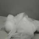 SiinvdaBZX White Tulle Fabric Rolls, 54 Inch x 20 Yards (60 Ft) Soft Drape Tulle Netting Fabric for DIY Craft Tutu Skirt Bridal Veil Wedding Party Table Skirt Ceiling Decor