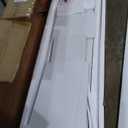 GarveeHome 58" Farmhouse Electric Fireplace TV Stand for TV Up to 65", Entertainment Center with 30'' Fireplace, Console Table TV Cabinet with Open Storage Shelves for Living Room (White)