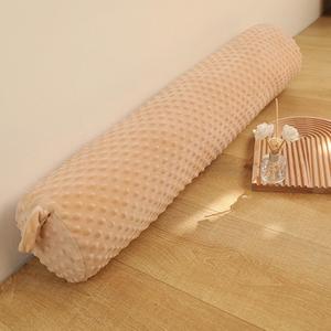 Roll Bolster Pillow for Bed Couch - Round Pillow with Bolster Pillow Cover. Round Neck Pillow for Spine & Neck Support. Lumbar Roll, Cylinder Pillows for Lumbar Support 39 in Khaki