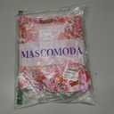 MASCOMODA Womens Floral Maxi Dresses Boho Summer Casual V Neck 3/4 Puff Sleeve Button Down Tie Waist Long Flowy Shirt Dress (Pink, M)