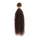 Curly Wave Bundles Human Hair 28 Inch Color #4 Chocolate Brown Single Bundle Brazilian Virgin Human Hair Bundles Kinky Curly Wave 100g Per 1 Bundle Remy Hair Extensions For Black Woman