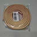 Self Adhesive Cord Cover Floor, 10FT Cable Hider Prevent Cable Trips, Floor Cable Covers for Cords, Hide Extension Cord Hider, Protector Cable Cavity: W 0.47" x H 0.28", White Maple Wood