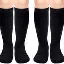Sarfel Kids Soccer Socks Toddler Soccer Socks Girls Boys Soccer Socks Kids Tube Socks with Stripes Toddler Knee High Socks, Size: 3-6 Years