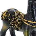 Baluue 2pcs Christmas Reindeer Figurines Resin Sitting Standing Deer Statue Artificial Deer Statues Sculpture Tabletop Ornaments for Cabinet Mantel Shelves Fireplace Accents (Multicolor)