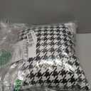 Houndstooth Pattern Checkered Blocks Hounds Tooth Op Art Throw Pillow, 16x16