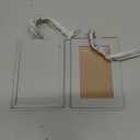 Barydat 30 Pcs Metal Christmas Photo Frame Ornaments Bulk 2 x 3 Inch Heavy Duty Reusable Small Frame Decorations for Xmas Tree Home Indoor Outdoor Decor Gifts (Vertical,Silver)