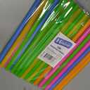 Smoothie Straws - Case of 2,400 - Plastic, 24 Packs x 100 - for Restaurants, Cafes & Everyday Use