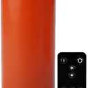 Christmas Decor Flameless LED Candles with Remote Control, 3"x 7"Battery Operated Pillar Real Wax with Timer for Christmas Decorations, Pumpkin Orange Candle