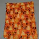 Retro Ghost Book Sleeve, Bookish Gifts Book Covers for Paperbacks, Cute Ghost Book Pouch Book Protector, Book Lovers Gifts for Women Readers Teacher Bookworm, Book Accessories Book Club Gifts, 11.8 x 8.5 inches