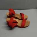DREAM PAIRS womens Ankle Strap Platform Wedge Sandal Size 6.5