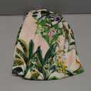 Women's Summer Tropical Rompers Sleeveless V Neck Wide Leg Vacation Short Jumpsuits (Green), L