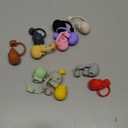 12 Pcs Skull Straw Topper Cover Skull Straw Cover Cap Compatible with Stanley Cup 30, 40 oz, 8 mm, Colorful Dustproof Reusable Silicone Cap