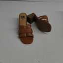Women's SM New York Heeled Mule in Tan 9.5