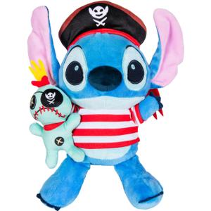 Kids Preferred Disney Baby Pirate Stitch Holding Little Scrump, Plush Stuffed Animal Toy, Embroidered Details, for Baby and Toddler Boys & Girls