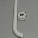 20 Inch Anti Slip Shower Grab Bar Oil Rubbed White 1.25" Diameter,Munzong Bathroom Grab Bar, Knurled Bathroom Balance Bar,Safety Hand Rail Support Handicap Elderly Senior Assist Bath Handle