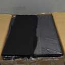 Furnulem Black Dresser with 5 Drawers, Vertical Storage Tower Fabric Dresser for Bedroom, Hallway, Entryway, Nursery, Closet Organizer, Nightstand Bedside Table Furniture, Sturdy Steel Frame, Wood Top