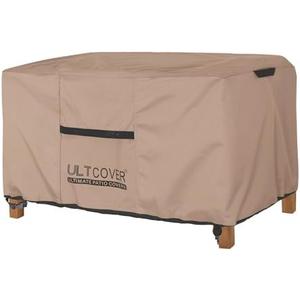 ULTCOVER Outdoor Coffee Table Cover, Waterproof Rectangular Patio Small Side Table Cover 50x30x18 inch