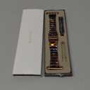 V.R.HOPE Apple Watch Band for Series 11/10/9/8/7 38mm 40mm 41mm 42mm Fashion Lightweight Resin Dressy Strap for Women Bracelet Compatible with iWatch Series 6/5/4/3/2/1/SE (Tortoiseshell)