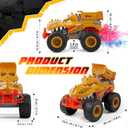 Veslier Dinosaur Monster Truck Toys for Boys Age 3 4 5 6 7 Year Old -Lights & Sounds Large Transportation Truck Toy for Kids Boy