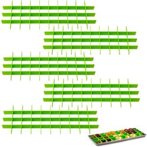 5 Sets Freeze dryer Tray Dividers For Harvest Right Freeze Dryer Medium Trays. Adjustable Locking Grid for The Cube Freeze Dryer,Freeze Dryer Accessories