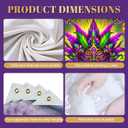 Mardi Gras Backdrop Mardi Gras Festival Mask Banner 71 x 43 inch Festival Carnival Masquerade Dress Up Prom Party Supplies Decorations Photoshoot Photography Background Photo Booth Props