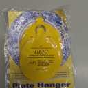 Invisible English Disc Adhesive Large Plate Hanger Set (4-4 Inch Hangers)