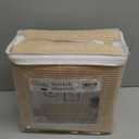 Easy-Going Stretch Sofa Slipcover 1-Piece Sofa Cover Furniture Protector Couch Soft with Elastic Bottom for Kids, Polyester Spandex Jacquard Fabric Small Checks (Sofa, Beige)