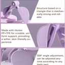 Pelvic Floor Exercise Devices 35lb Resistance Kegel Thigh Trainer with Band, Purple